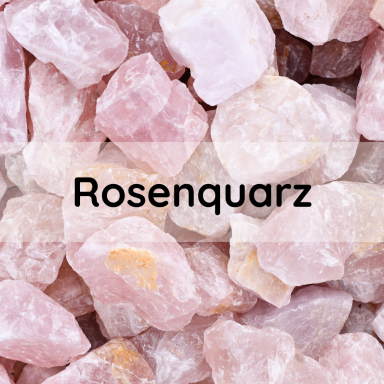 Rosenquarz Rosenquarz in verschiedenen rosa Tönen, unregelmäßig geformte Rohsteine.
